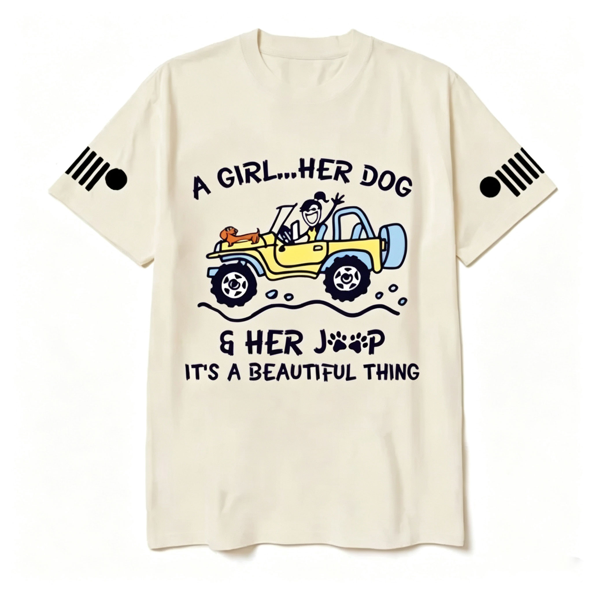 A Girl Her Dog And Her Jp It’s A Beautiful Thing Unisex T-shirt 