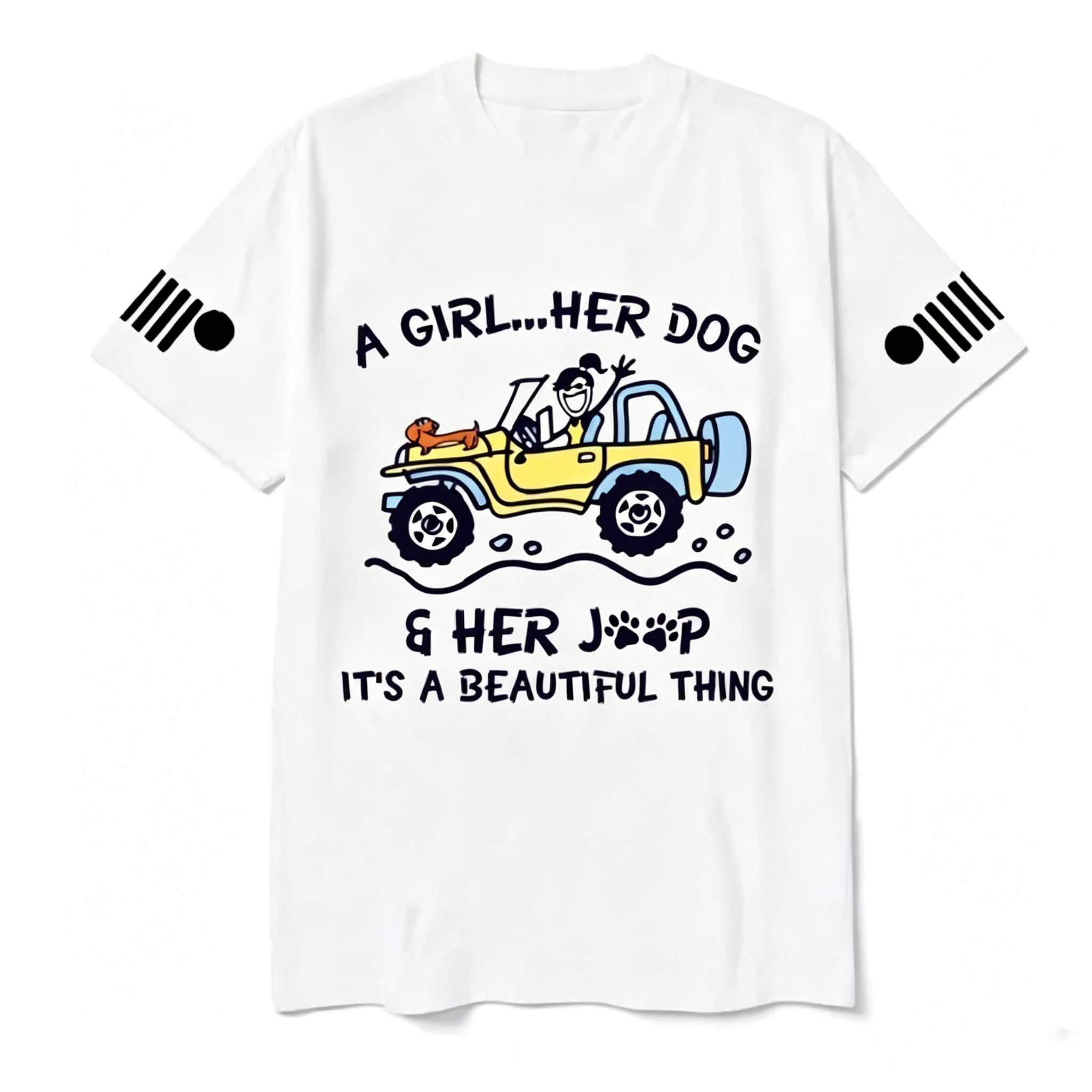 A Girl Her Dog And Her Jp It’s A Beautiful Thing Unisex T-shirt 