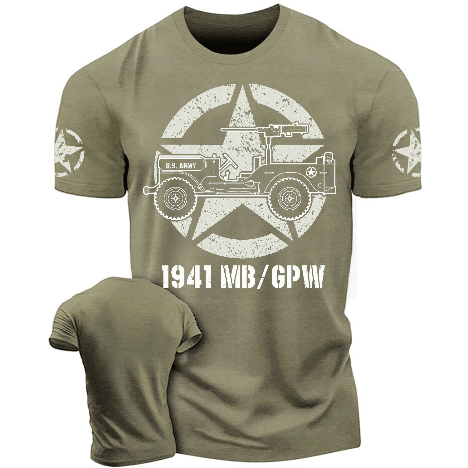1941 Willys Jp Army Star Unisex T-shirt