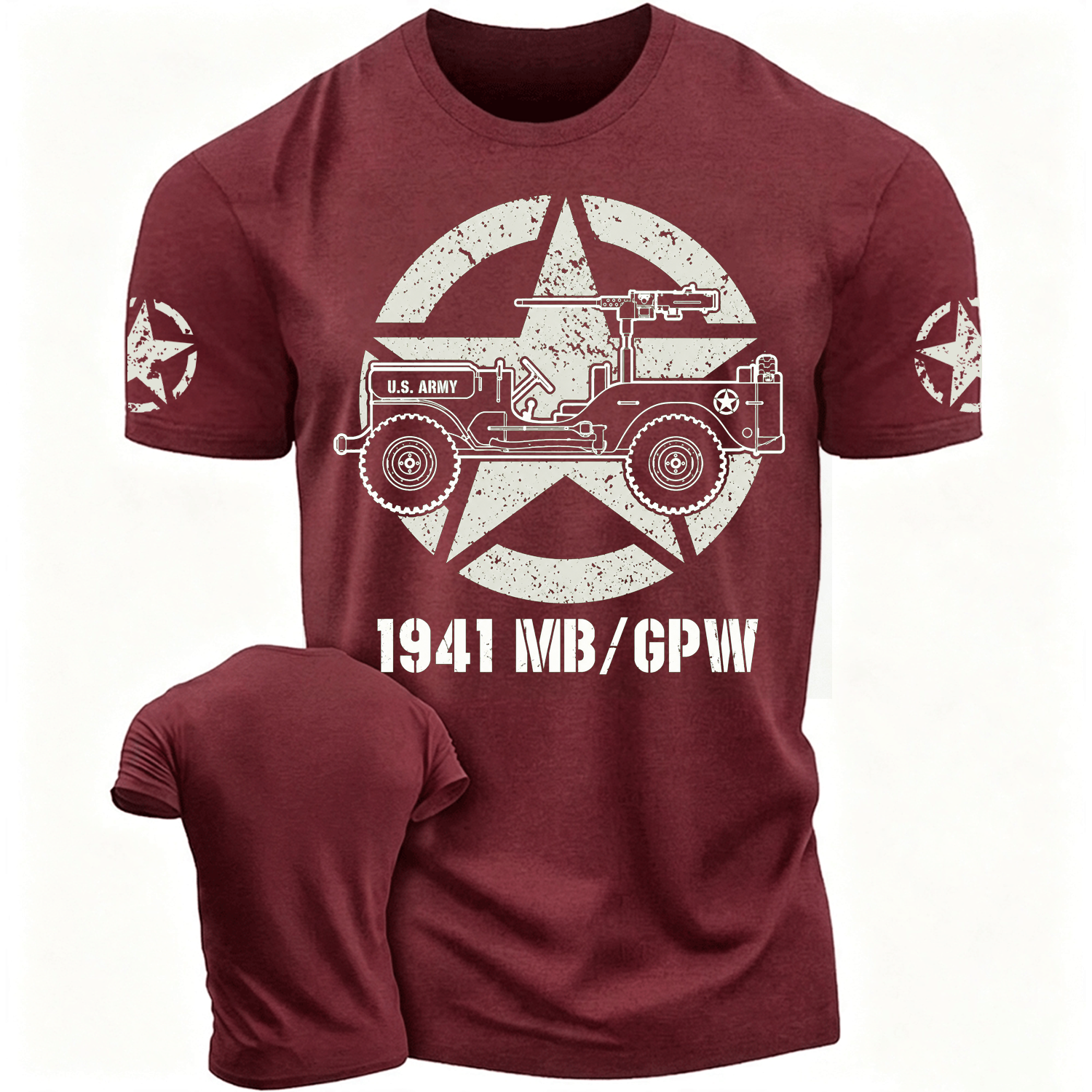 1941 Willys Jp Army Star Unisex T-shirt