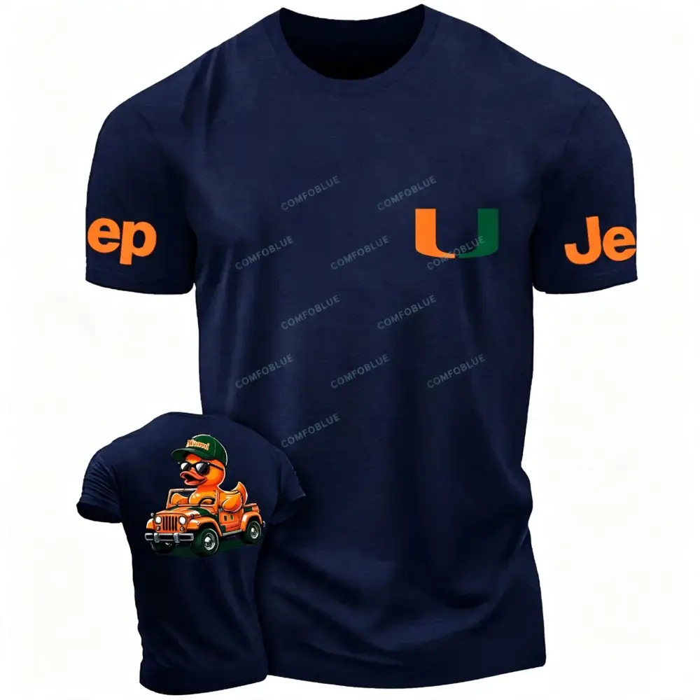 University of Miami Duck Jp Unisex T-shirt