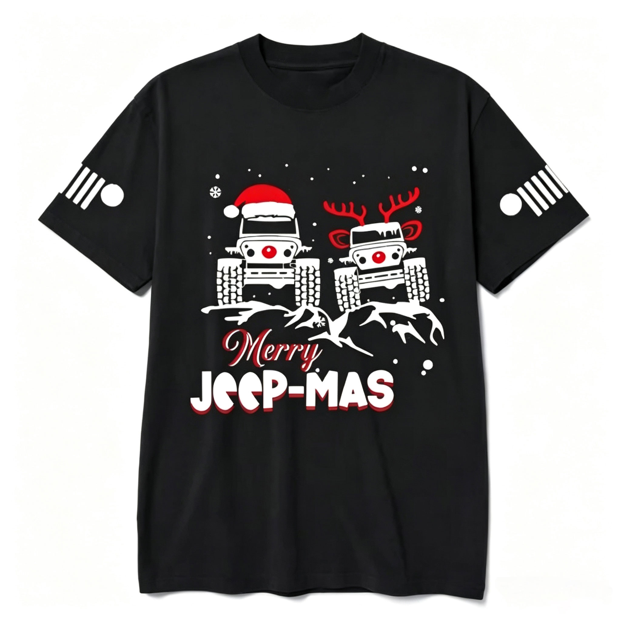 Santa Deer Jp Merry Christmas Unisex T-shirt 