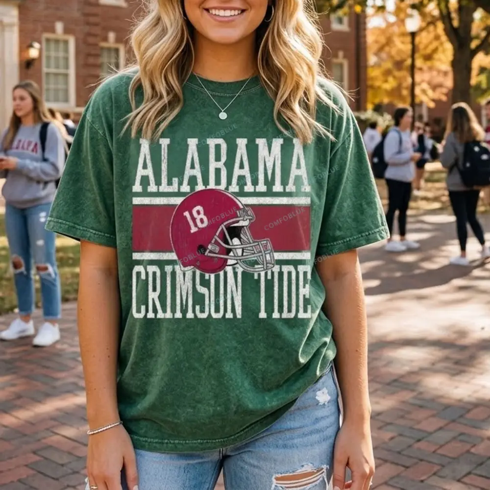 Alabama Crimson Tide On The Ball Washed T-Shirt