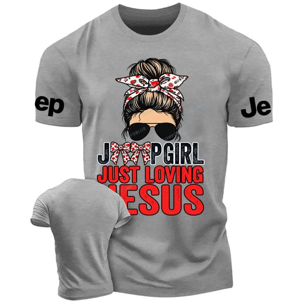 Jp Girls Love Jesus Cotton T-shirt