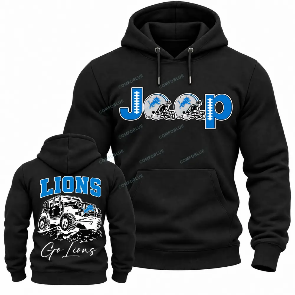 Detroit Lions x Jp Fans Cotton Hoodie