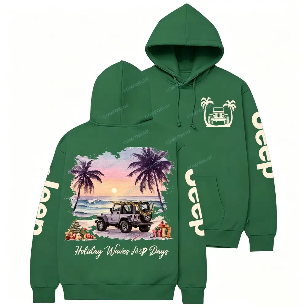Holiday Waves Car Days Jp Casual Hoodie