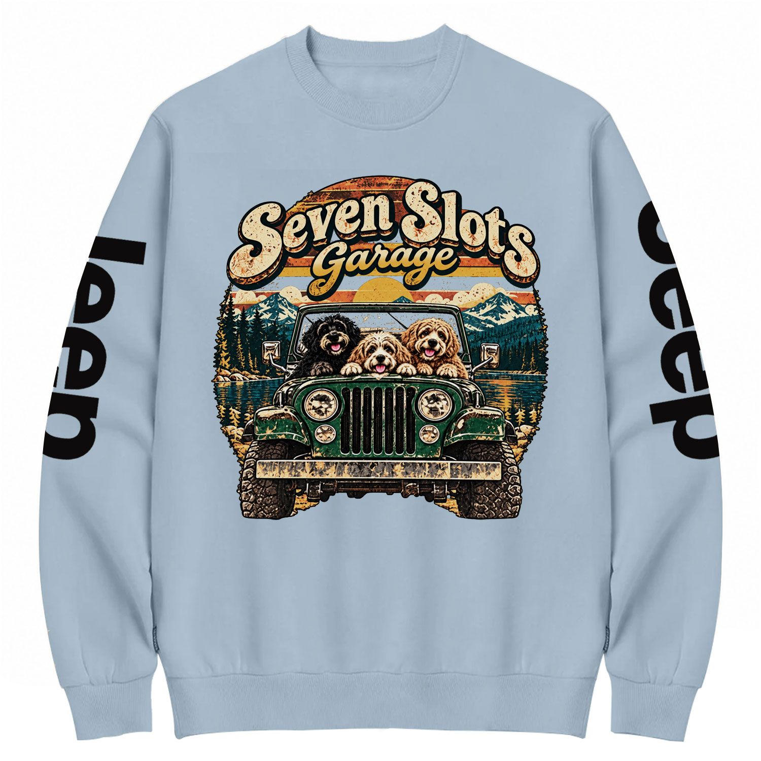 Seven Slots Garage Cotton Sweatshirt
