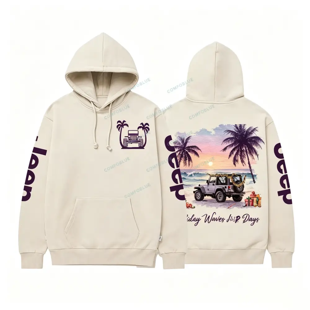 Holiday Waves Car Days Jp Casual Hoodie