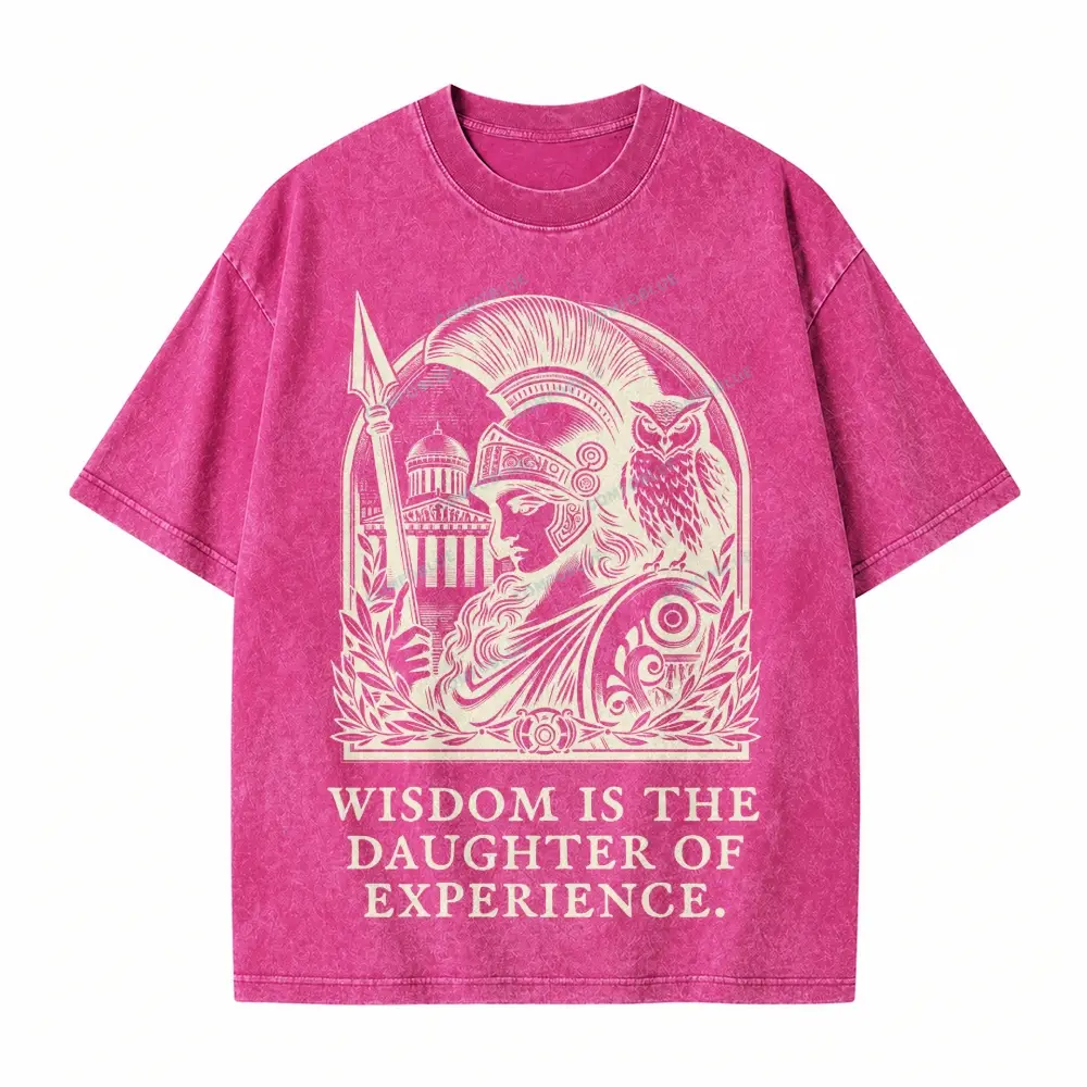 Comfoblue Athena Goddess Greek Mythology Tarot Card On Comfort Colors Washed T-Shirt - SLCFB260717783