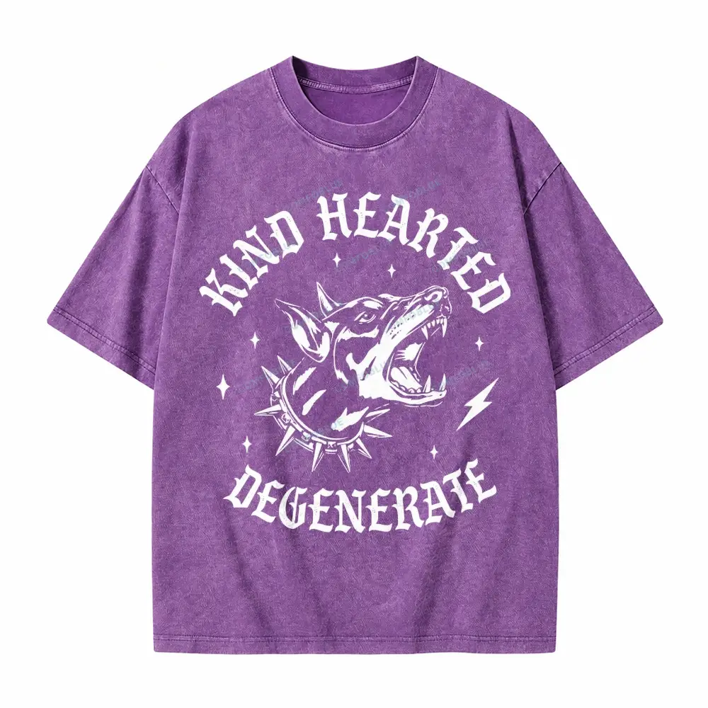 Comfoblue Kind Hearted Degenerate Feminist Girl Power Tarot Card On Comfort Colors Washed T-Shirt - SLCFB260717808