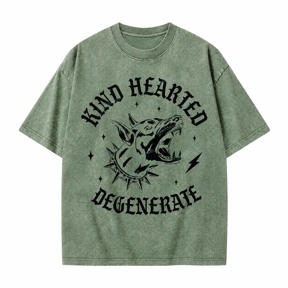 Comfoblue Kind Hearted Degenerate Feminist Girl Power Tarot Card On Comfort Colors Washed T-Shirt - SLCFB260717808