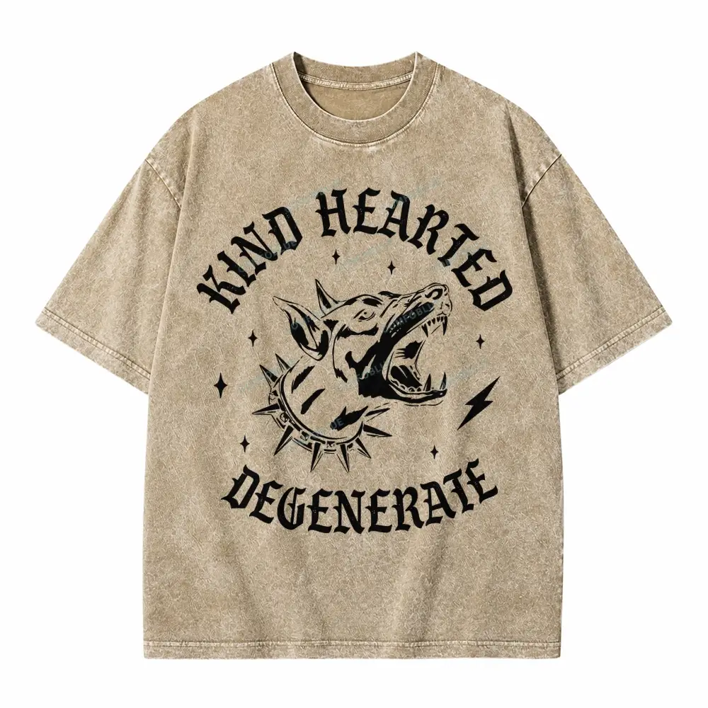 Comfoblue Kind Hearted Degenerate Feminist Girl Power Tarot Card On Comfort Colors Washed T-Shirt - SLCFB260717808
