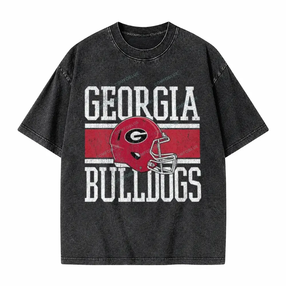 Georgia Bulldogs On The Ball Tee