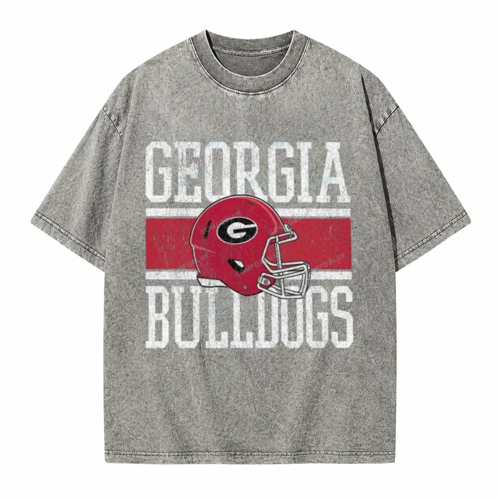 Georgia Bulldogs On The Ball Tee