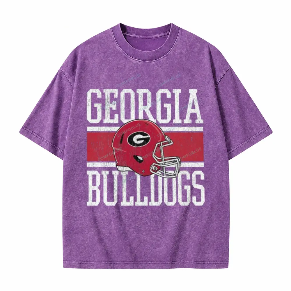 Georgia Bulldogs On The Ball Tee