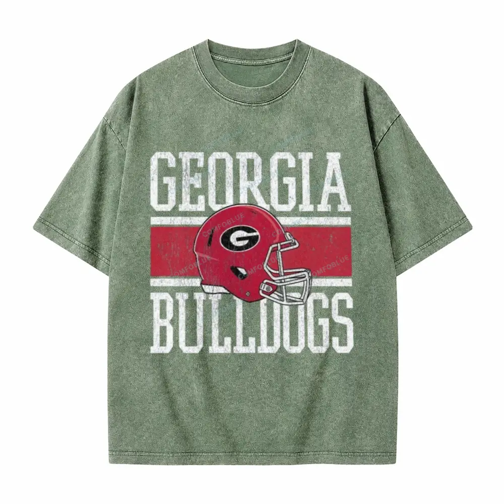 Georgia Bulldogs On The Ball Tee