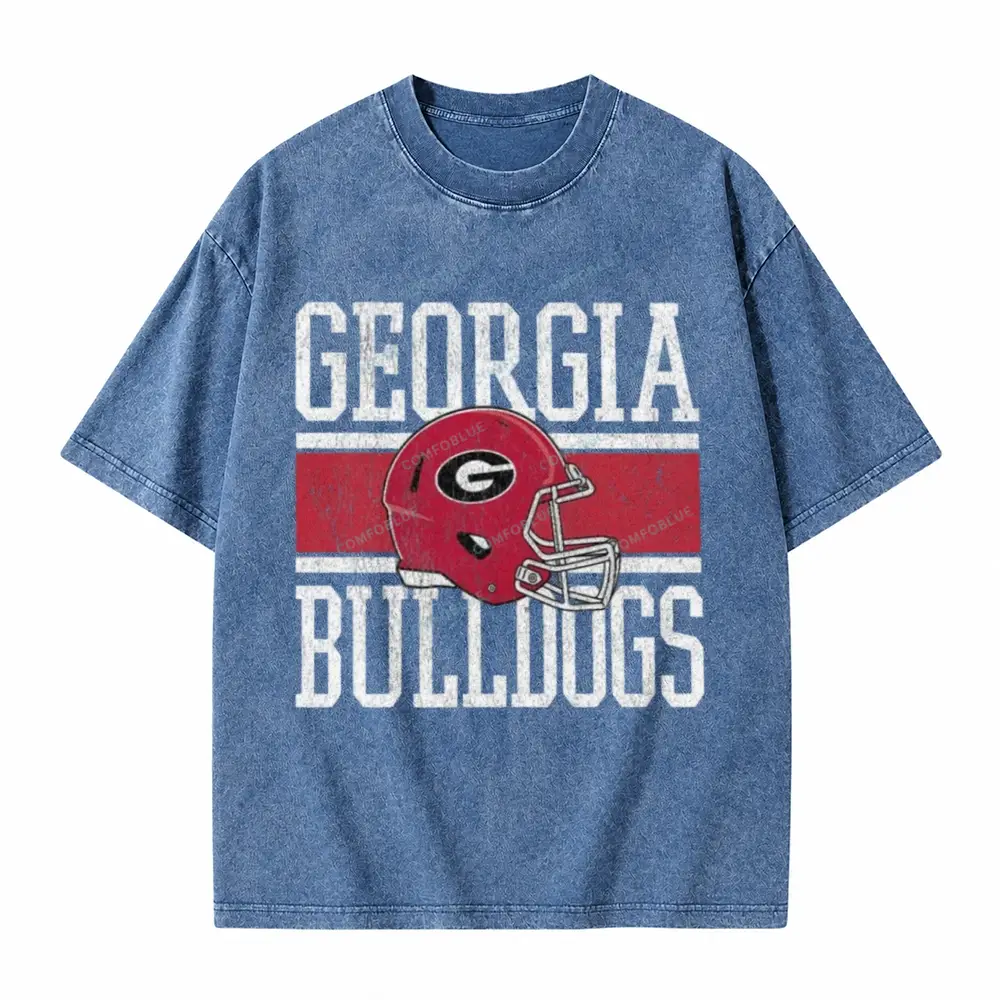 Georgia Bulldogs On The Ball Tee
