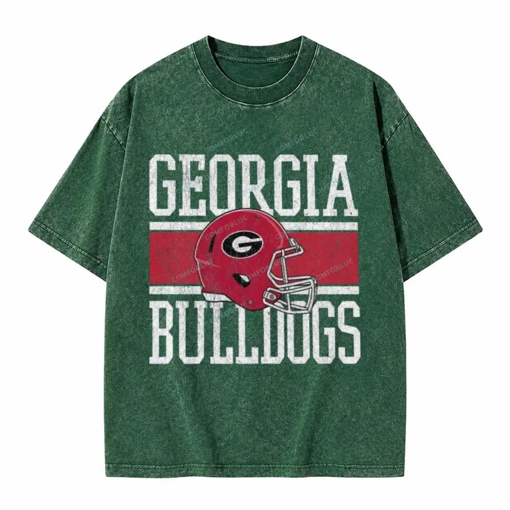 Georgia Bulldogs On The Ball Tee