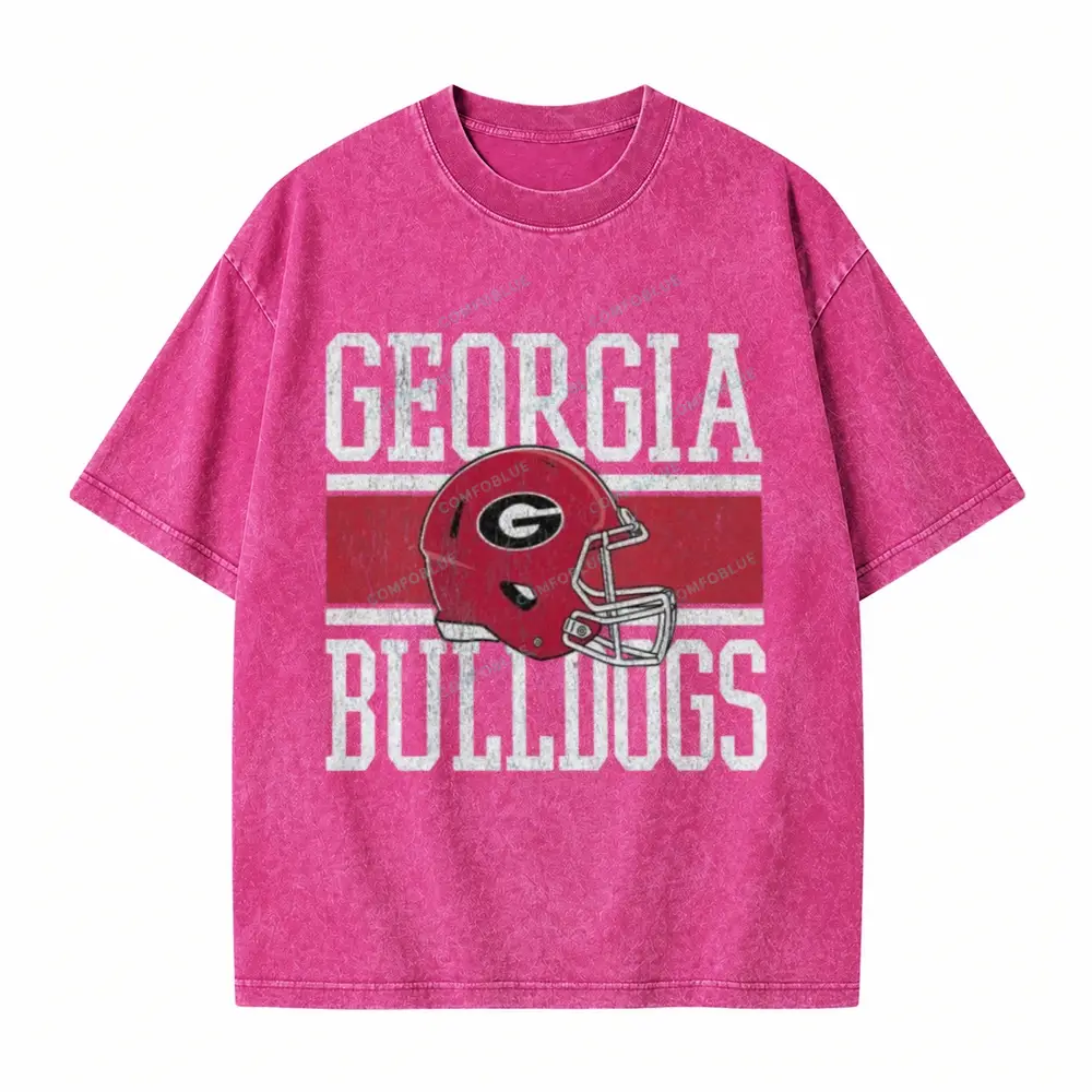 Georgia Bulldogs On The Ball Tee