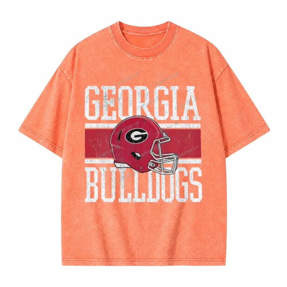 Georgia Bulldogs On The Ball Tee