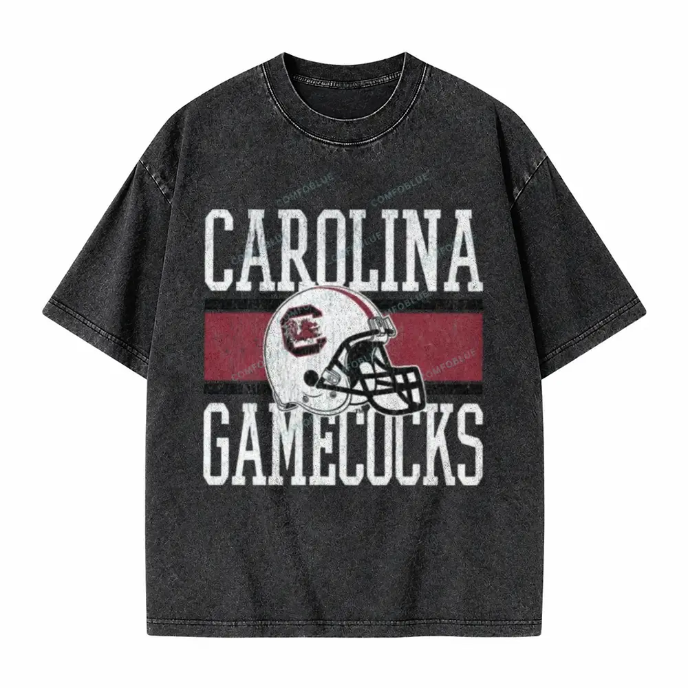 South Carolina Gamecocks On The Ball Washed T-Shirt