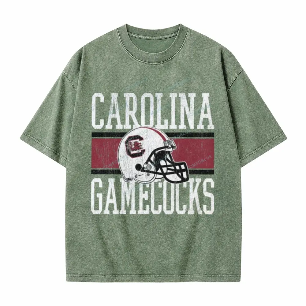South Carolina Gamecocks On The Ball Washed T-Shirt