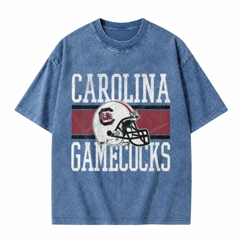 South Carolina Gamecocks On The Ball Washed T-Shirt
