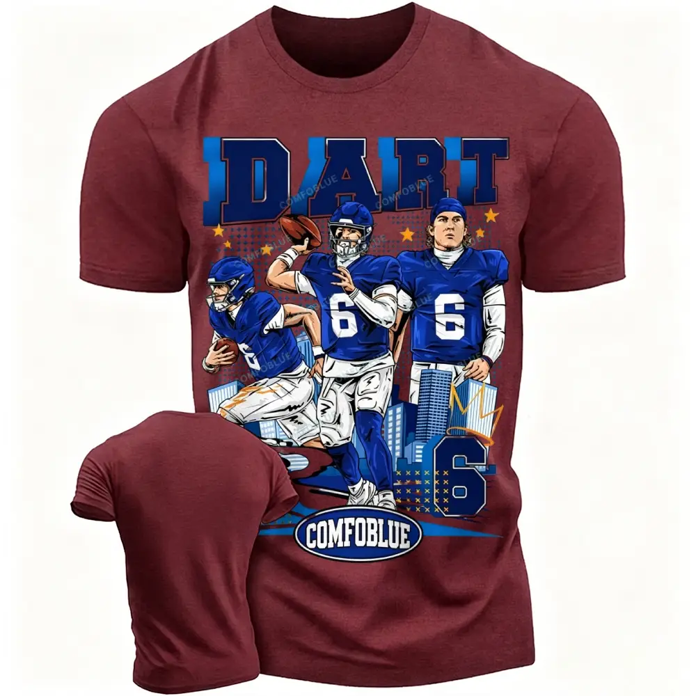 Comfoblue JD  NO. 6 Player T-shirts