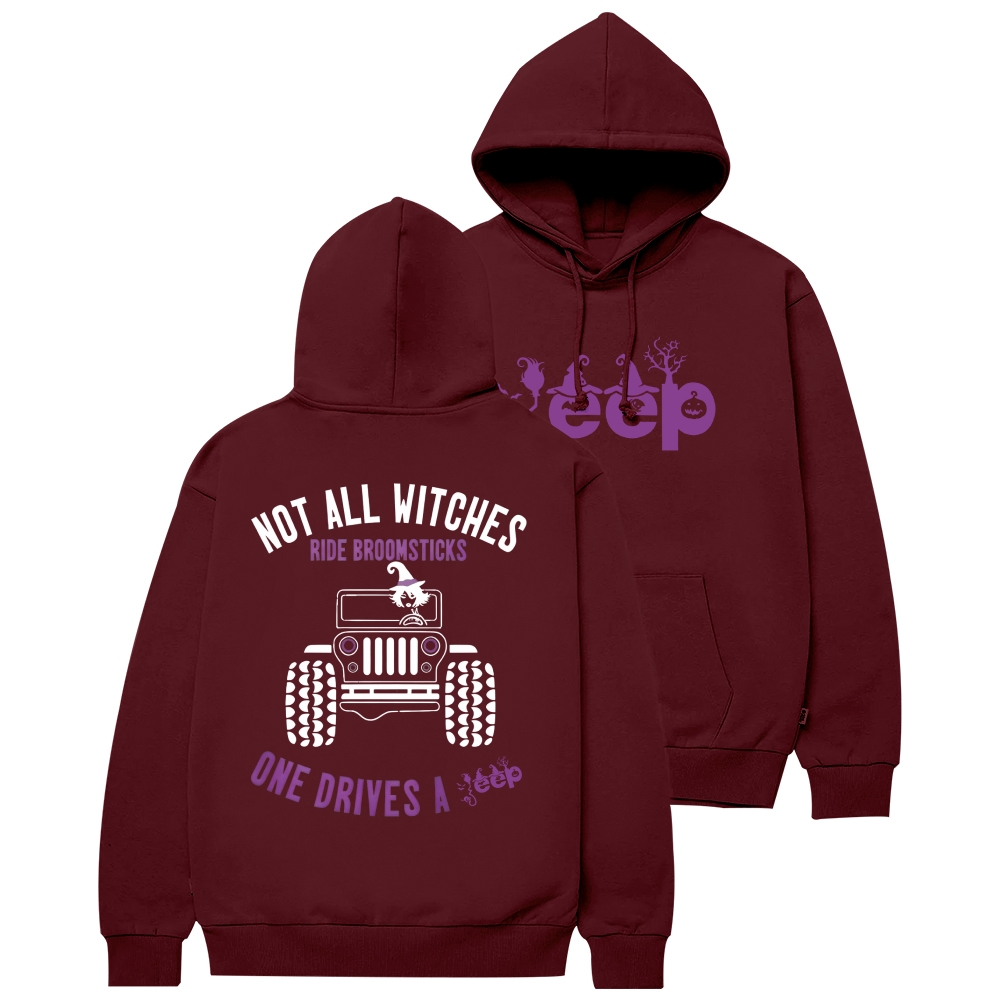 Halloween Not All Witches Ride Broomsticks Classical Hoodie