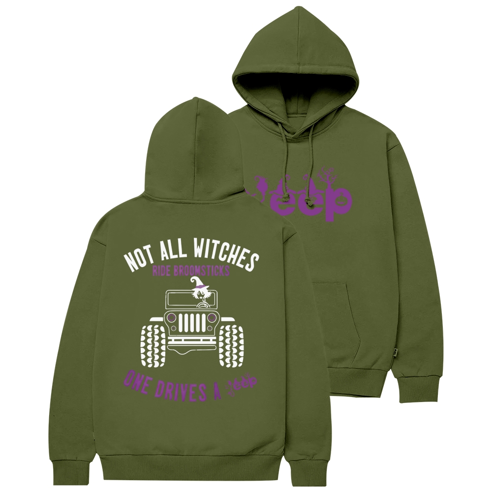 Halloween Not All Witches Ride Broomsticks Classical Hoodie