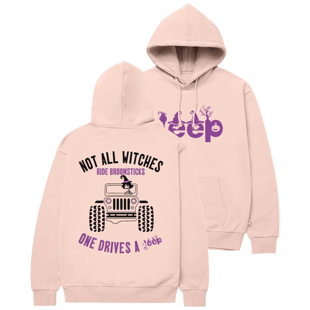 Halloween Not All Witches Ride Broomsticks Classical Hoodie