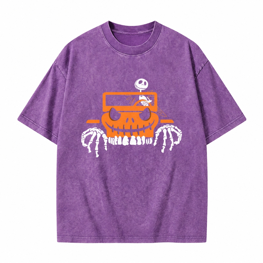 Bone Grille Orange Halloween Jp Unisex washed T-Shirt