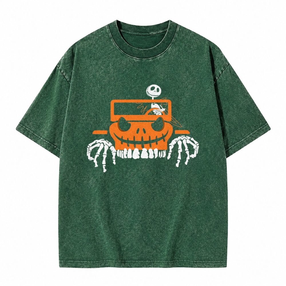 Bone Grille Orange Halloween Jp Unisex washed T-Shirt
