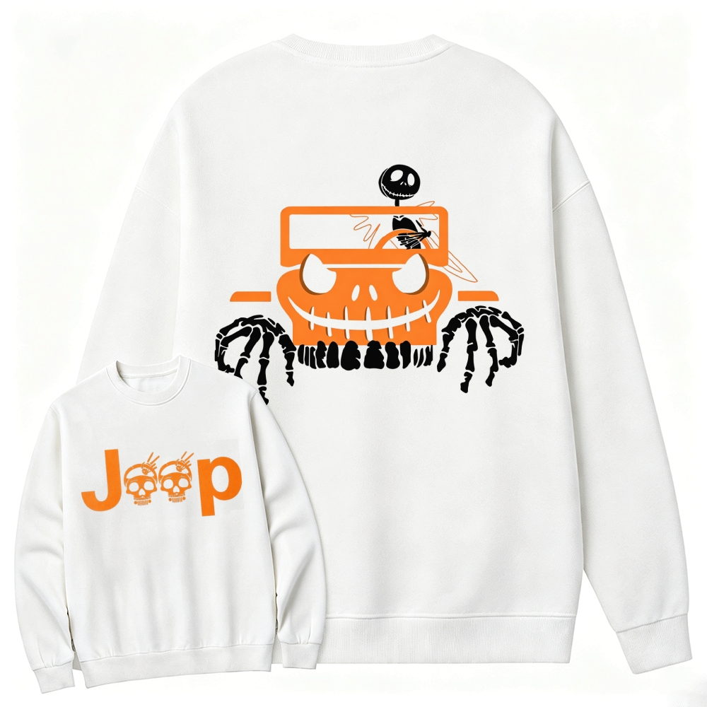 Bone Grille Orange Halloween Jp Unisex Sweatshirt