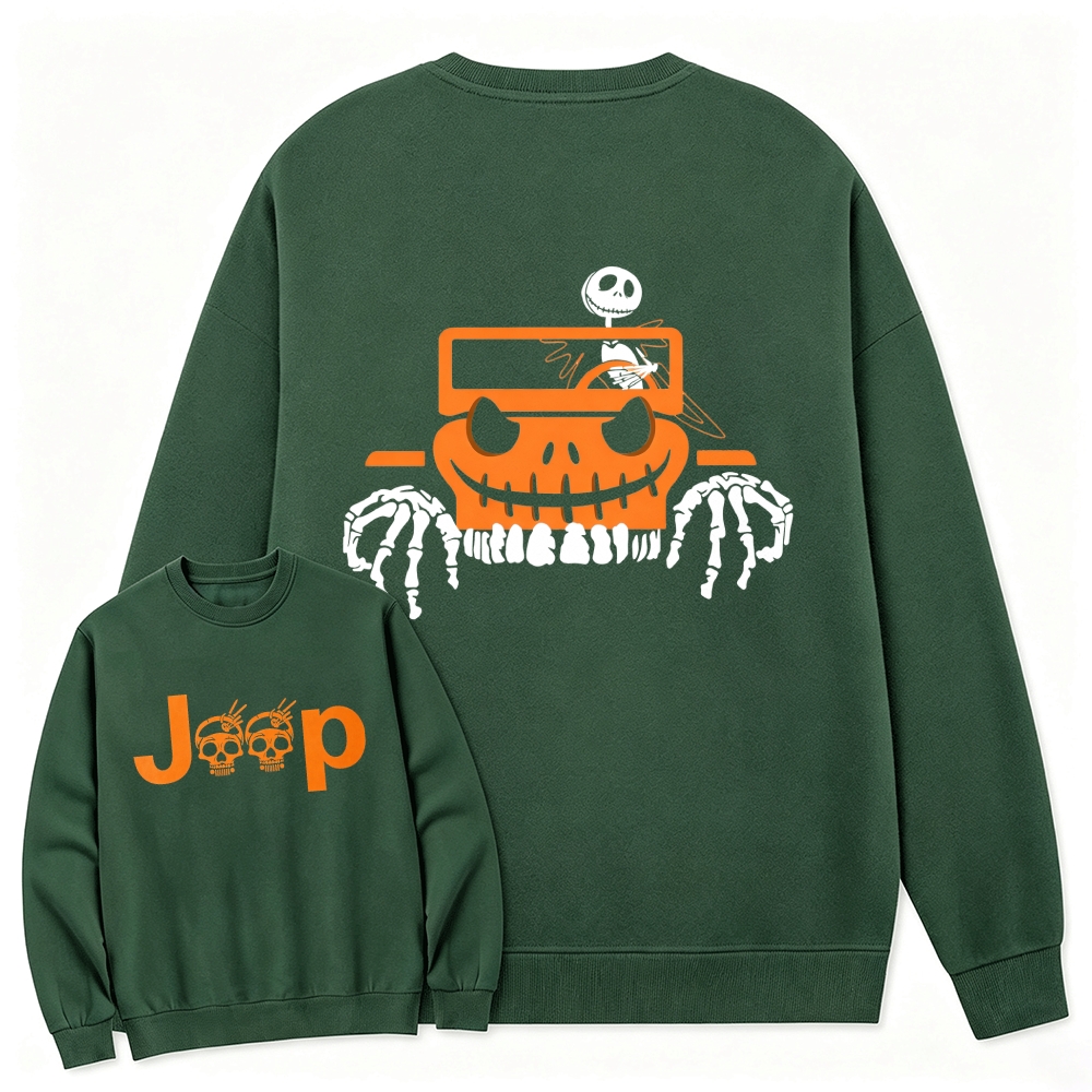 Bone Grille Orange Halloween Jp Unisex Sweatshirt