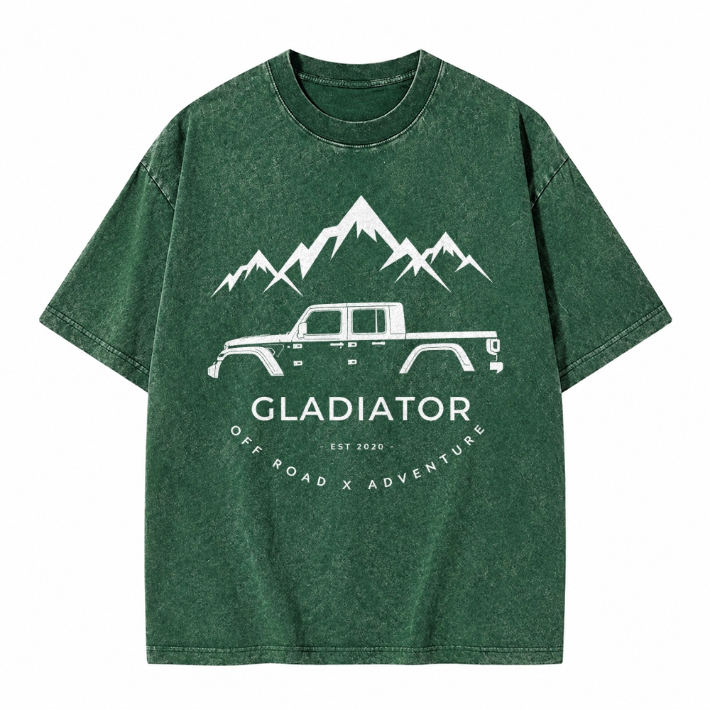 Gladiator 4x4 Off Road Adventure Unisex washed T-Shirt