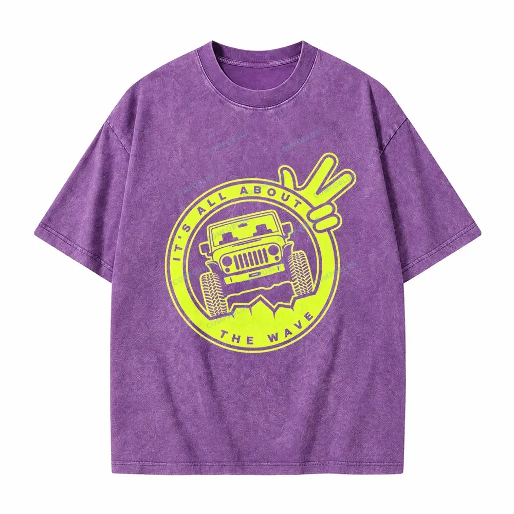 It's The About The Wave Jp Unisex washedT-Shirt 