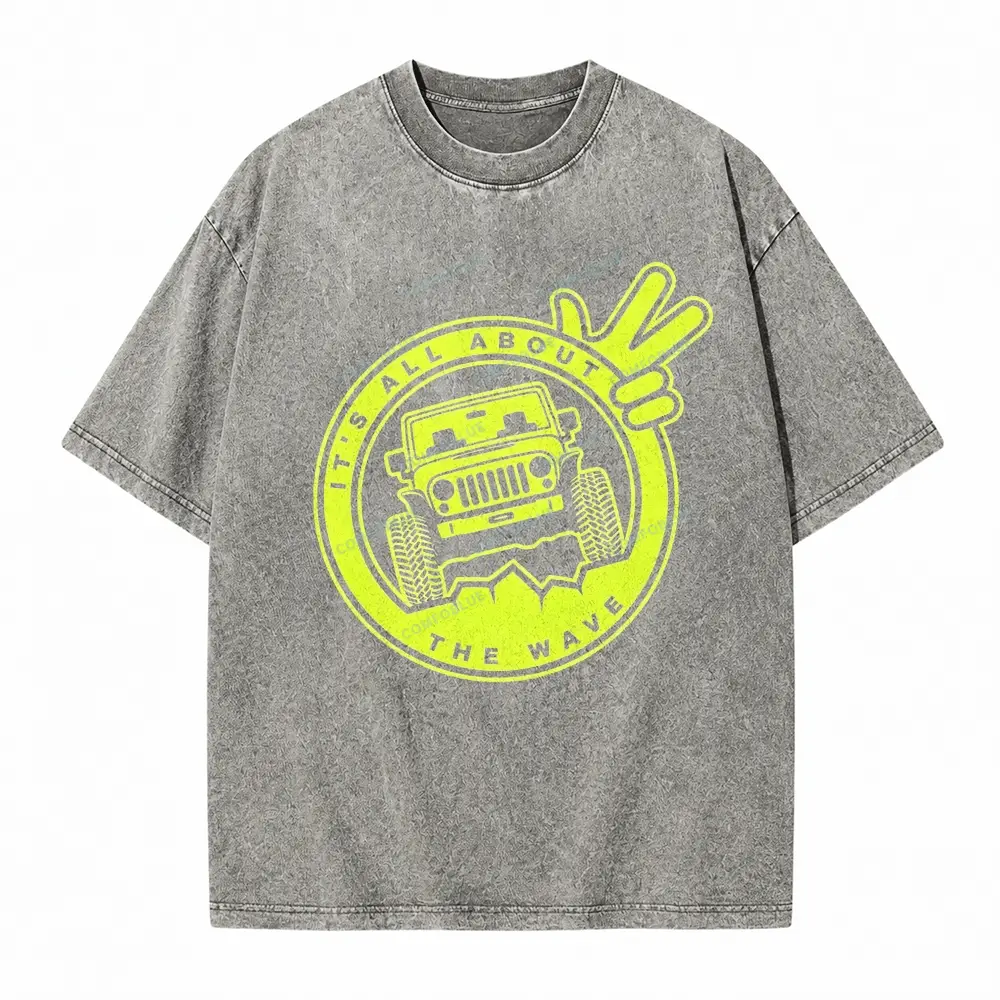 It's The About The Wave Jp Unisex washedT-Shirt 