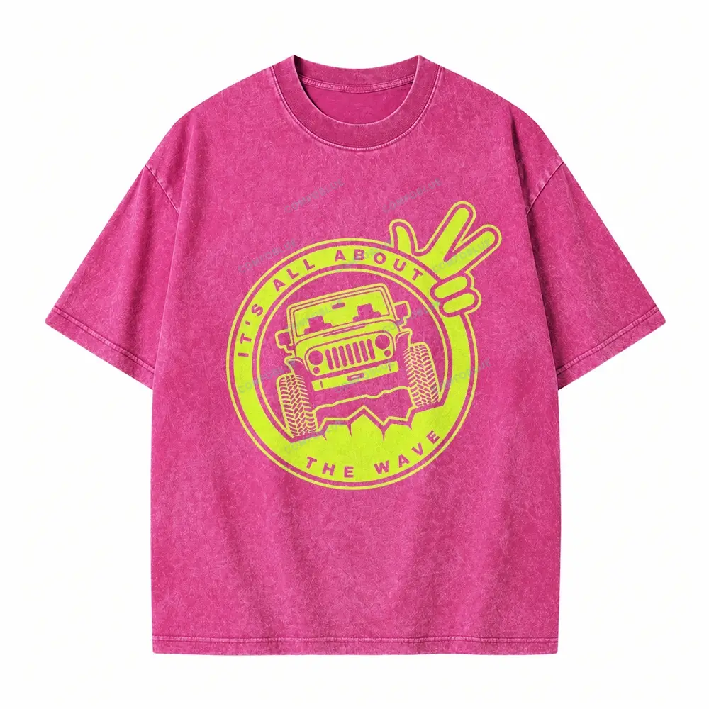 It's The About The Wave Jp Unisex washedT-Shirt 