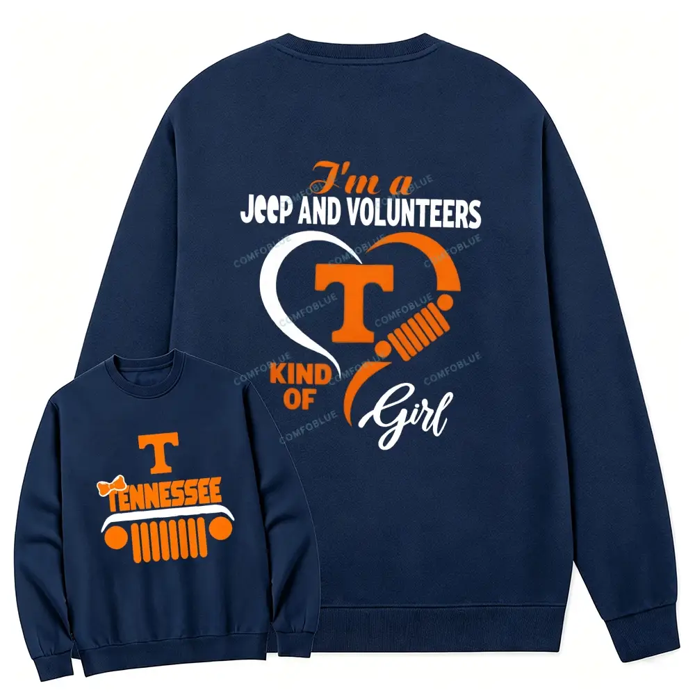 Tennessee Volunteers Football Team Heart Unisex Sweatshirt