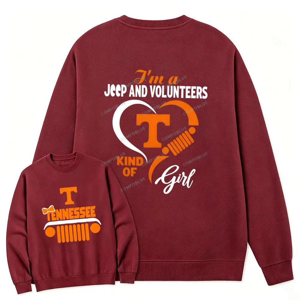Tennessee Volunteers Football Team Heart Unisex Sweatshirt