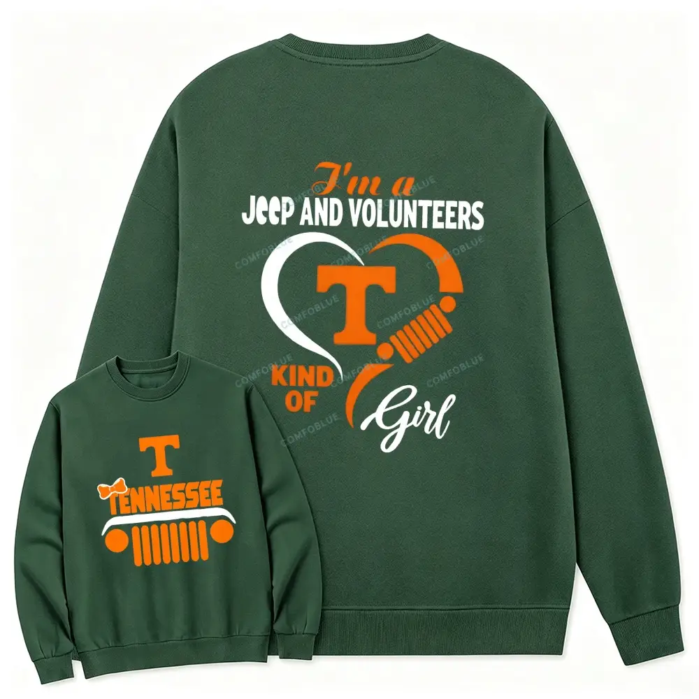 Tennessee Volunteers Football Team Heart Unisex Sweatshirt