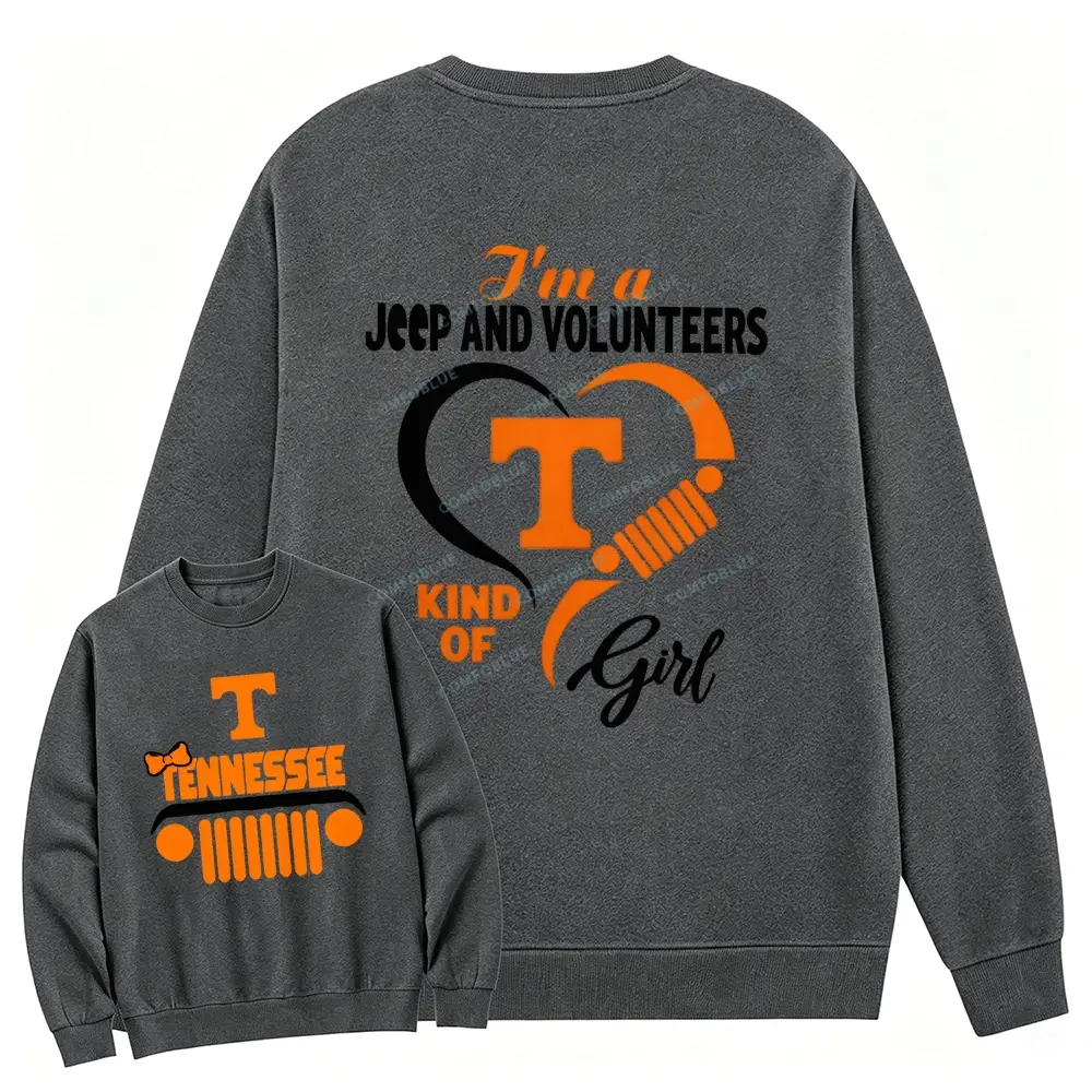 Tennessee Volunteers Football Team Heart Unisex Sweatshirt