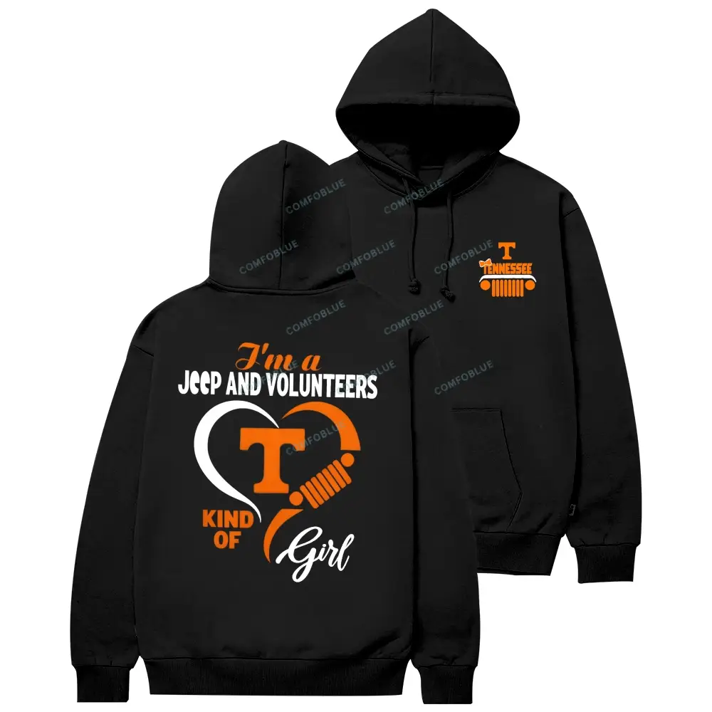 Tennessee Volunteers Football Team Heart Unisex Hoodie