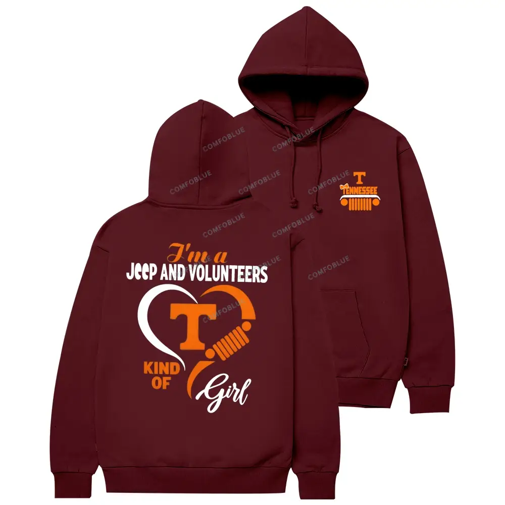 Tennessee Volunteers Football Team Heart Unisex Hoodie
