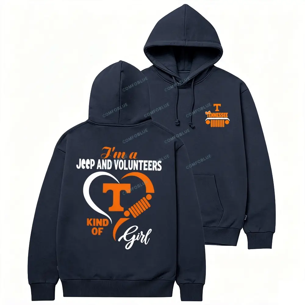 Tennessee Volunteers Football Team Heart Unisex Hoodie