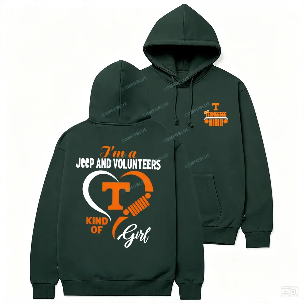 Tennessee Volunteers Football Team Heart Unisex Hoodie