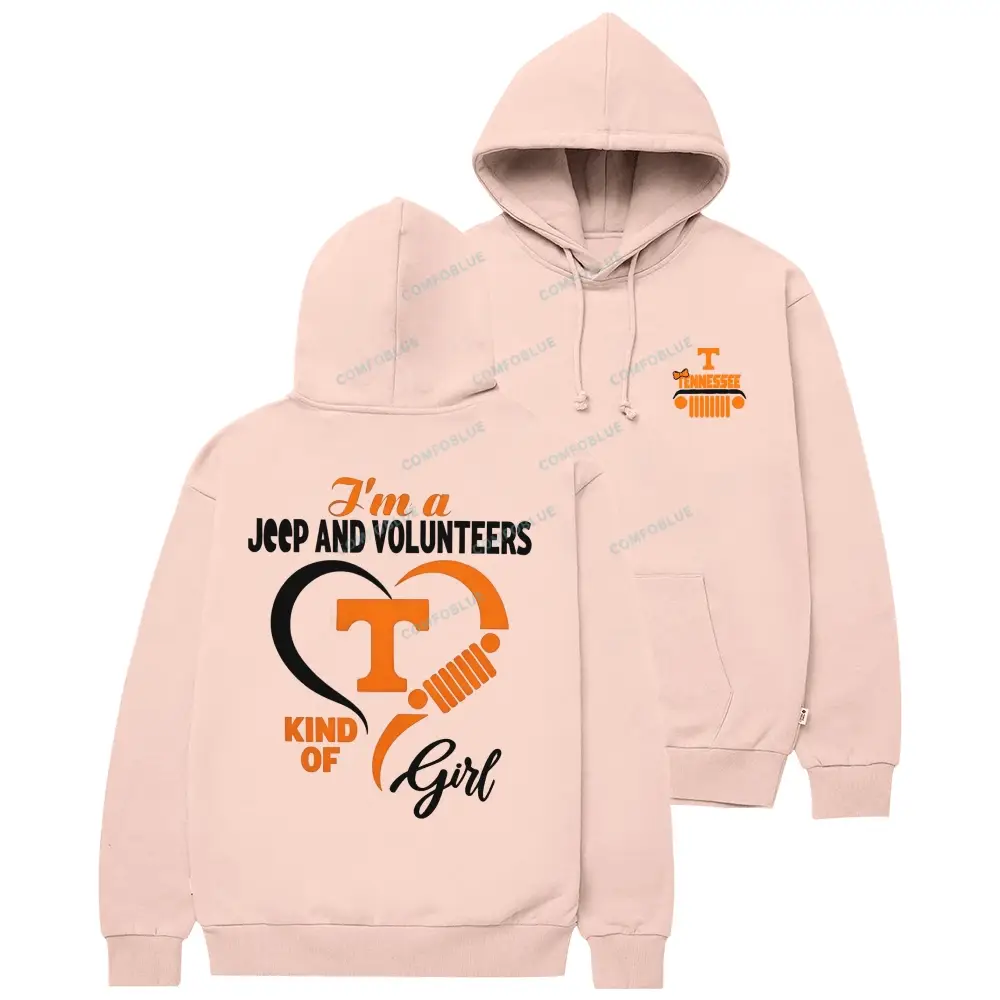 Tennessee Volunteers Football Team Heart Unisex Hoodie