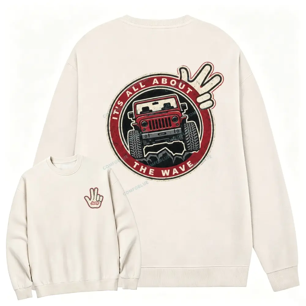 Retro It's The About The Wave Sweatshirt