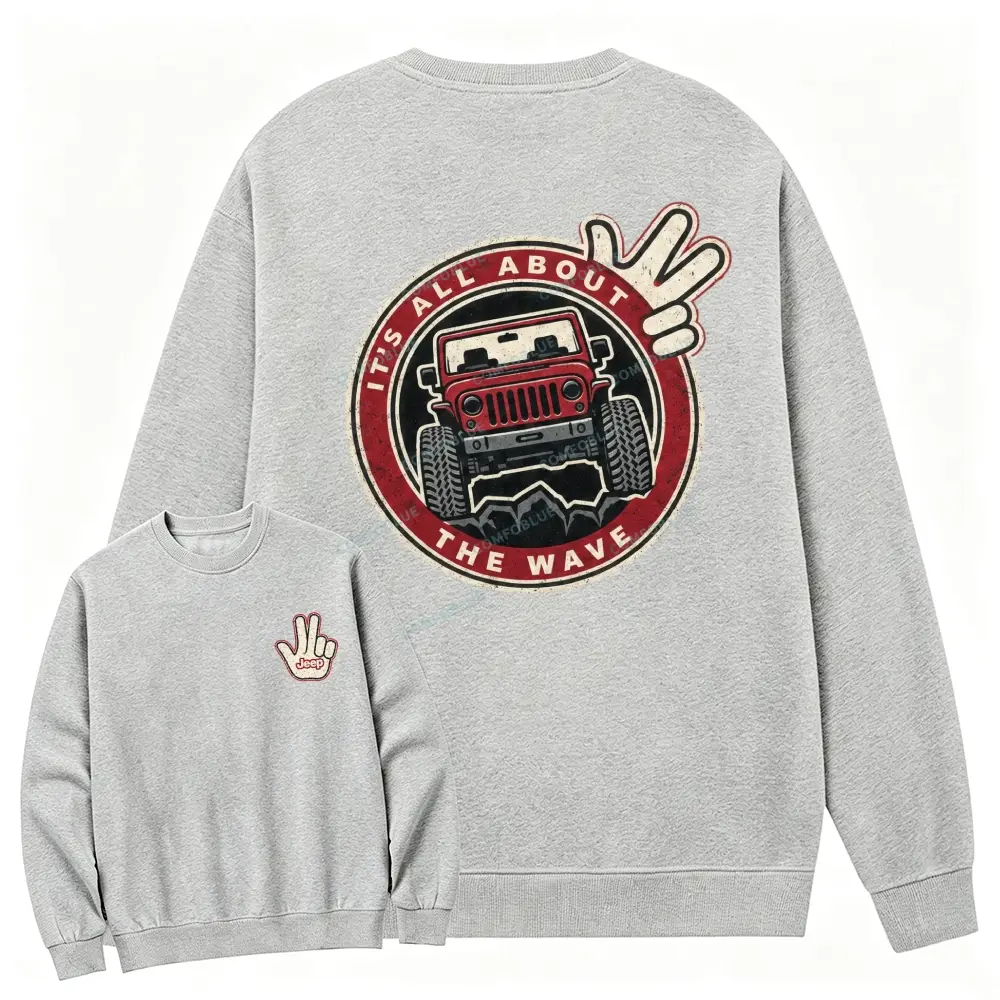 Retro It's The About The Wave Sweatshirt